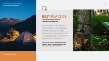 Camping Thèmes et modèles de diapositives Google_08