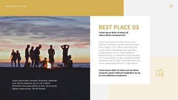 Campeggio Modelli di presentazione di PowerPoint_10