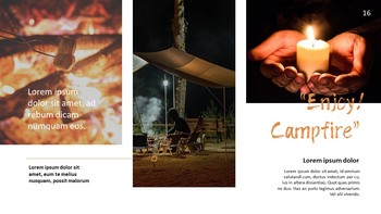 Campeggio Modelli di presentazione di PowerPoint_16