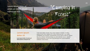 Campeggio Modelli di presentazione di PowerPoint_21