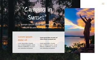 Campeggio Modelli di presentazione di PowerPoint_22