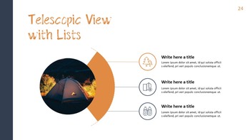 Campeggio Modelli di presentazione di PowerPoint_24