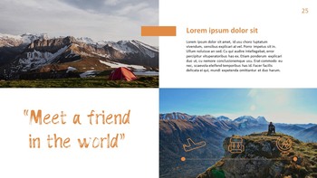 Campeggio Modelli di presentazione di PowerPoint_25