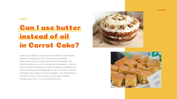 Gâteau à la carotte Présentations PPT_17