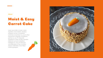 Gâteau à la carotte Présentations PPT_30