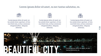 街の夜景 パワーポイントのレイアウト_13