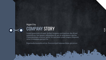 街の夜景 パワーポイントのレイアウト_16