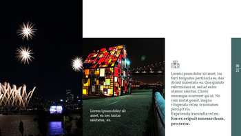 街の夜景 パワーポイントのレイアウト_23