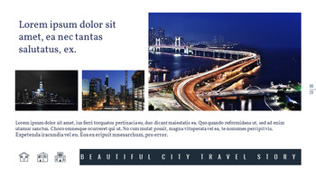 街の夜景 パワーポイントのレイアウト_28