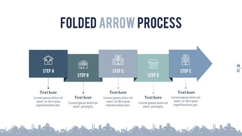 街の夜景 パワーポイントのレイアウト_32