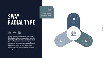 街の夜景 パワーポイントのレイアウト_38