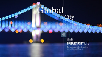 街の夜景 Googleスライドのパワーポイント_24