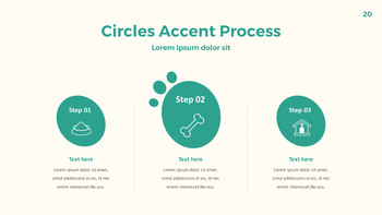 애완 동물 생활 심플한 파워포인트 템플릿 디자인_20