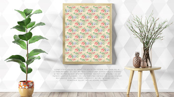 橙色，黄色Artwall样机演示_09