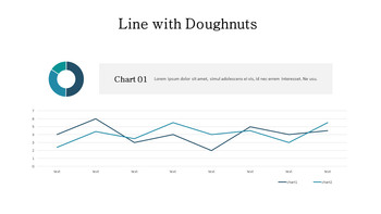 Donut con gráfico de mezcla de líneas_11