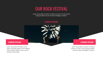Rock Festival PPT Templates Simple Design