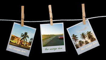 Mockup Templates for Polaroid Pictures of Summer Trips_06
