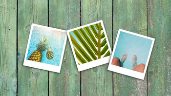 Mockup Templates for Polaroid Pictures of Summer Trips_09