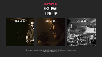 摇滚音乐节 PPT模板简单的设计_11