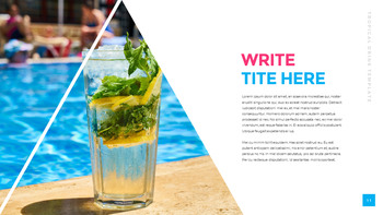 热带饮料 模板PPT._12