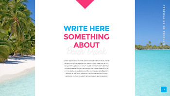 热带饮料 模板PPT._14