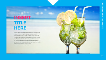 热带饮料 模板PPT._17