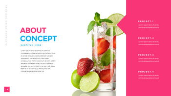 热带饮料 模板PPT._19