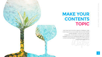 热带饮料 模板PPT._21