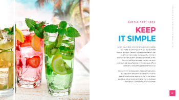 热带饮料 模板PPT._28