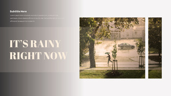 雨の日 PPTモデル_25