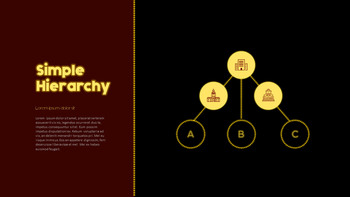 네온 사인 PPT 템플릿 심플한 디자인_26