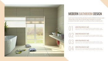 Best Bathroom Interior PowerPoint Template Remodel Design