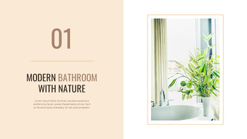 Best Bathroom Interior PowerPoint Template Remodel Design