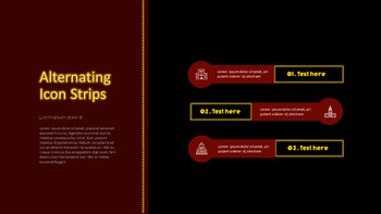 네온 사인 PPT 템플릿 심플한 디자인_32