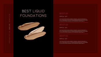 뷰티 메이크업 파워포인트 템플릿 멀티디자인_16