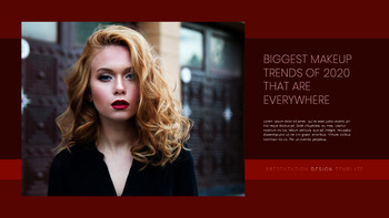 뷰티 메이크업 파워포인트 템플릿 멀티디자인_29