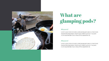 Glamping Modèles de thèmes PPT_05