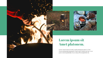 Glamping Modèles de thèmes PPT_25
