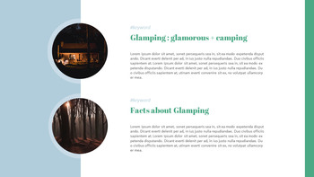 Glamping Modèles de thèmes PPT_28