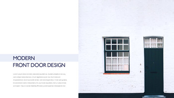 门设计 PowerPoint提案_05