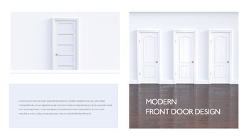 门设计 PowerPoint提案_08