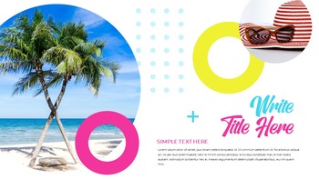 炎热的夏天 PowerPoint主题_10