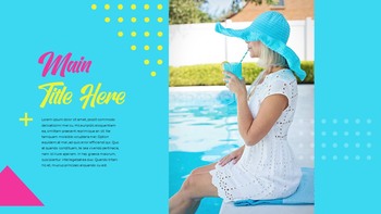 炎热的夏天 PowerPoint主题_12