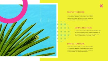 炎热的夏天 PowerPoint主题_22