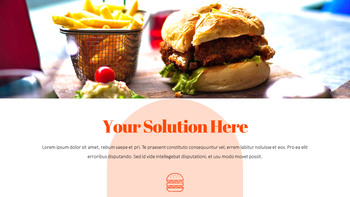 햄버거 창의적인 파워포인트 프레젠테이션_10