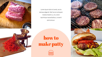햄버거 창의적인 파워포인트 프레젠테이션_11