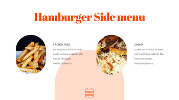 햄버거 창의적인 파워포인트 프레젠테이션_13