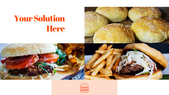 햄버거 창의적인 파워포인트 프레젠테이션_19