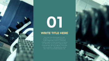 운동 프레젠테이션 PowerPoint 템플릿 디자인_06