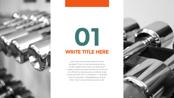 운동 프레젠테이션 PowerPoint 템플릿 디자인_14